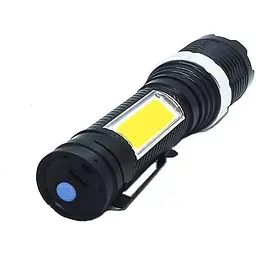 Акумуляторний ліхтар Police BL-659-XPE+COB світлодіодний ручний з боковим світлом - мініатюра 5