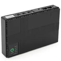 ДБЖ для роутера Merlion MINI DC1018P, 18W, Output: USB-5V, DC-5V/9V/12V, POE-15/24V, 1/2A, Li-ion 10400mAh, 160х105х32мм - мініатюра 8