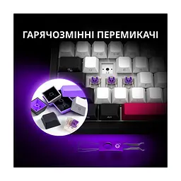 Клавіатура Lorgar KBP70MW Pro RGB Wireless/Bluetooth/USB UA Black/Red (LRG-KBP70MW-BK-US) - мініатюра 6