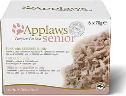 Набір консервів для літніх кішок Applaws Senior Mixed Selection Multipack, 6х70g - мініатюра 2