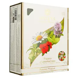 Набір чай Hyleys 9 смаків (асорті) 150 г (100 шт. x 1.5 г) - мініатюра 3