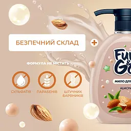 Рідке мило для рук Fun&Go Almond 300 мл - мініатюра 4