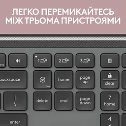 Комплект (клавіатура, миша) бездротовий Logitech Signature Slim Combo MK950 Graphite (920-012490) - мініатюра 7