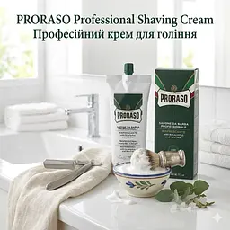 Крем для гоління Proraso Shaving Cream Tube Refresh Eucalyptus 500 мл. (400615) - мініатюра 2