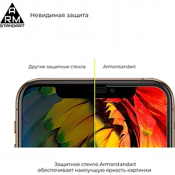 Скло захисне Armorstandart Full Glue Xiaomi Redmi 10A / 9A / 9С Black (ARM56265-GFG-BK) - мініатюра 3