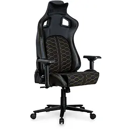 Геймерське крісло Cyberlux Hermes Fabric Black Gold (арт. GM-403 B)