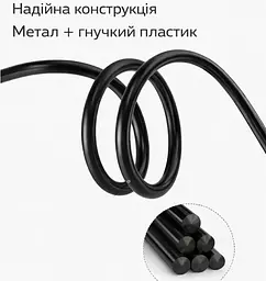 Гнучкий тримач для телефона з прищіпкою 75 см, кріплення для смартфона на гнучкій ніжці - мініатюра 7