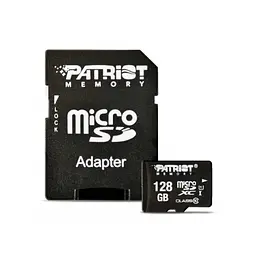 Карта пам'яті Patriot 128GB microSDXC class 10 UHS-I LX (PSF128GMCSDXC10) - мініатюра 2