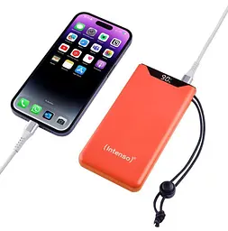 Портативний зарядний пристрій USB 10000MAH QC3.0 ORANGE F10000 7332038 INTENSO - мініатюра 4