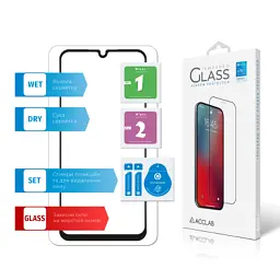 Скло захисне ACCLAB Full Glue Samsung A25 5G Black (1283126573965) - мініатюра 7