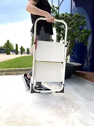 Драбина Rolser Taburete M/10 UNE 2 щаблі Blanco (MET003-1024) - мініатюра 9