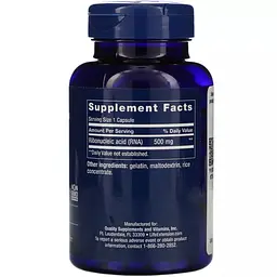 Рибонуклеїнова кислота Life Extension RNA Capsules 500 мг 100 капсул - мініатюра 2
