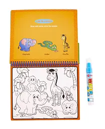 Книжечка-розмальовка водна Зоопарк 36+ Baby team Різні кольори - мініатюра 5