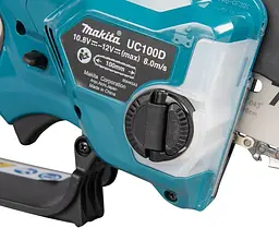 Пила ланцюгова акумуляторна Makita UC100DZ (10 см, 8 м/с, BL, CXT, без акумуляторів та зарядного пристрою) - мініатюра 6