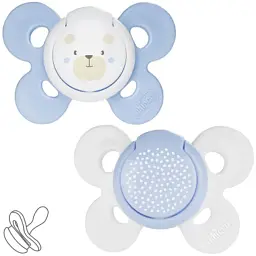 Пустушка Chicco Physio Comfort силіконова від 2 до 6 місяців 2шт. (блакитна) (74931.21.00)