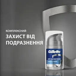 Бальзам після гоління Gillette Hydrates & Soothes 3 в 1 з SPF 15, 50 мл - мініатюра 3