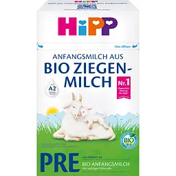Органічна дитяча суха суміш HiPP Pre на козиному молоці з народження 400г
