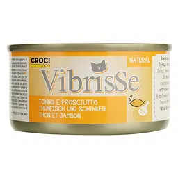 Вологий корм для котів Vibrisse, Тунець, куряча шинка, 70 г (A1018768) - мініатюра 2