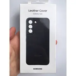 Оригінальний шкіряний чохол Leather Cover для Samsung Galaxy S22 (S901) Forest Green EF-VS901LGEGRU - мініатюра 4