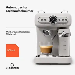 Кавоварка Klarstein Espressionata Evo 19 бар 1350 Вт (10045426) - мініатюра 3