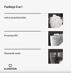 Льодогенератор Klarstein ArcticBlend 3-в-1 IceMaker ( 10046192 ) Б/в - мініатюра 2