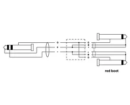 Коммутационный кабель Jack 6,3 stereo — 2x Jack 6,3 mono 3м Cordial EY 3 VPP - мініатюра 5