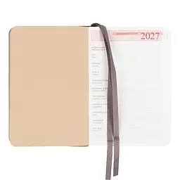 Щоденник діловий Leo Planner 2027 Prime А6 м'який сірий 352 сторінки (252737) - мініатюра 3