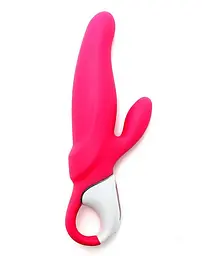 Потужний вібратор-кролик Satisfyer Vibes Mr. Rabbit, два мотори, литий силікон, 12 режимів роботи - мініатюра 2