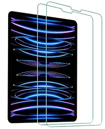 Захисне скло DK для Apple iPad Pro 12.9" 3gen 2018 Full Glue 2 шт (020178) - мініатюра 2