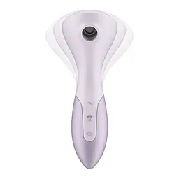 Вибромассажер Satisfyer Wand-erful с вакуумной клиторальной стимуляцией