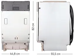 Hotpoint Посудомийна машина вбудовувана, 10компл. HSIO3O23WFE - мініатюра 8