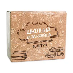 Великий набір "Шкільна крейда" Strateg 50133 в наборі 50 штук