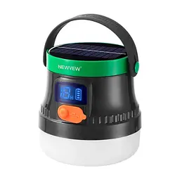 Ліхтар NEWVEW NV-E936 50W Solar Panel 2600mAh Green (NWVW-NV-E936-GN)
