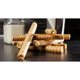 Вафлі Delicia Трубочки зі смаком пряженого молока 0.5 кг (841518) - мініатюра 3