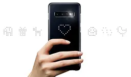 Чохол протиударний LED Cover EF-KG973 для Samsung Galaxy S10 (6.1") Black - мініатюра 2