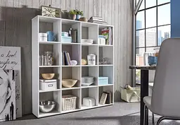 Стелаж-перегородка для кімнати Forte Id-2700/11 Ш 1424/В 1430/Г 290 Бетон - мініатюра 2