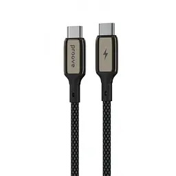 Кабель Proove Dense Metal Type-C to Type-C 60W (1m) black (CCDM60002201)