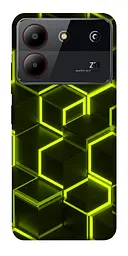 Чохол Demsky Neon hexagon для ZTE Blade A54 4G