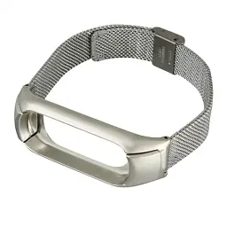 Ремінець до фітнес браслета BeCover Metal для Xiaomi Mi Smart Band 5 Silver (705147) - мініатюра 2