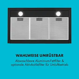 Витяжка Klarstein Limelight 90 см 600 м³/год (10034978) - мініатюра 4