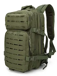 Тактичний похідний рюкзак Solve на 20 л Laser Cut MOLLE Олива KT6003201
