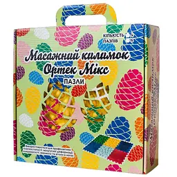 Масажний килимок "Пазли Мікс" 09224, 8 елементів