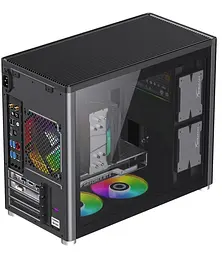 Корпус GameMax Tower Spark Black (Spark Black) Без БП - мініатюра 5
