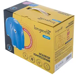 Компресорний інгалятор Longevita Слоник CNB69012 Blue (6401715) - мініатюра 17