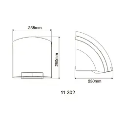 Сушарка для рук HOTEC 11.302 ABS White - мініатюра 4