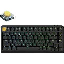 Клавіатура Keychron J1 82 Key K Pro Banana Switch RGB Black (J1-H4-UA) [159742]