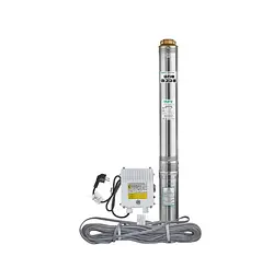 Насос свердловинний відцентровий Taifu 4STM 4/14+50M Н=102 м, Q=6 м3, P=1100 Вт, кабель 50 м +пульт (TF3392)