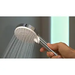 Душова система Hansgrohe Crometta E 240 1jet Showerpipe Reno EcoSmart 27289000, Хром - мініатюра 3