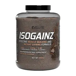 Гейнер Evolite Nutrition IsoGainz, 4 кг - Шоколад