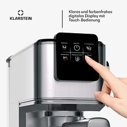 Кавоварка Klarstein SteelPresso Slim 1350 W 20 бар (10046328) - мініатюра 4